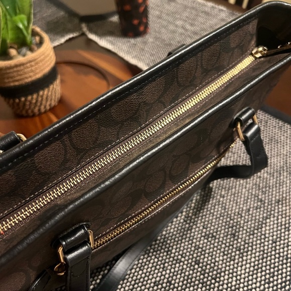 Coach Signature Canvas Tote - Picture 3 of 3